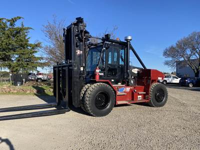 Taylor X550S Pneumatic Tire Forklift - 55000lb Capacity, 13ft Lift Height