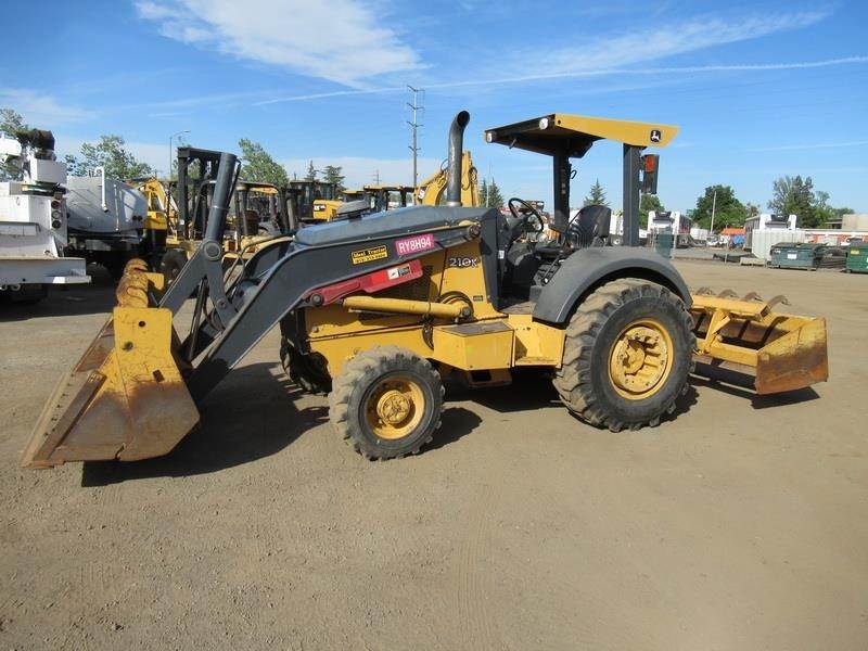 2013 John Deere 210K Skip Loader For Sale, 3,215 Hours West