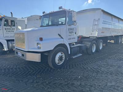1992 White GMC Volvo Semi Truck 280