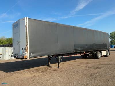 2007 Fontaine 48’ Flatbed Semi Trailer with Rolling Tarp System