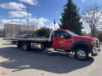 2017 Ford F550 XL 19' Flatbed Wrecker roll off tow truck