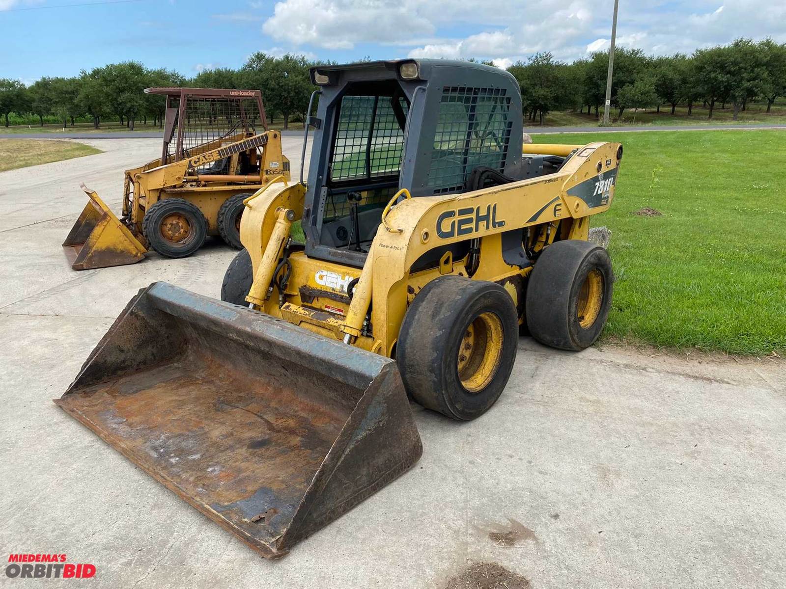 Gehl 7810 Turbo Skid Steer, 83" Bucket For Sale Wayland, MI 12632