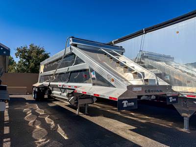 Travis Aerolite 48x102 Tandem Axle Belly Dump Trailer - Single Point