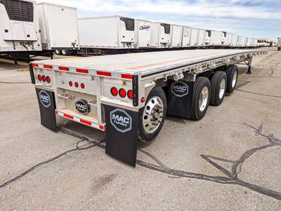 MAC 53x102 Quad Axle Flatbed Trailer - Air Ride