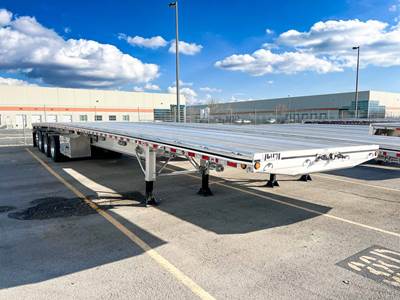 MAC 53x102 Quad Axle Flatbed Trailer - Air Ride