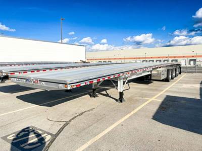 MAC 53x102 Quad Axle Flatbed Trailer - Air Ride