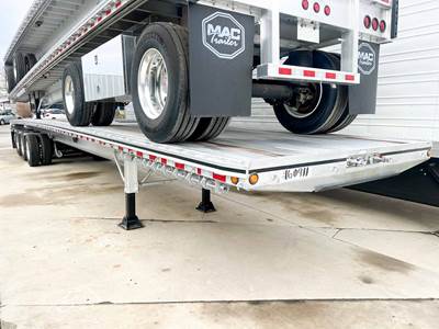MAC 53x102 Quad Axle Flatbed Trailer - Air Ride