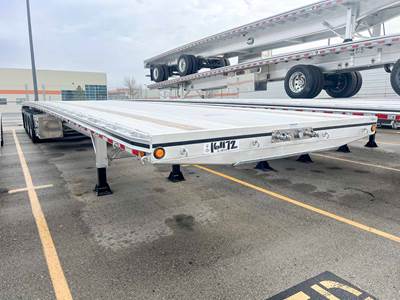 MAC 53x102 Quad Axle Flatbed Trailer - Air Ride