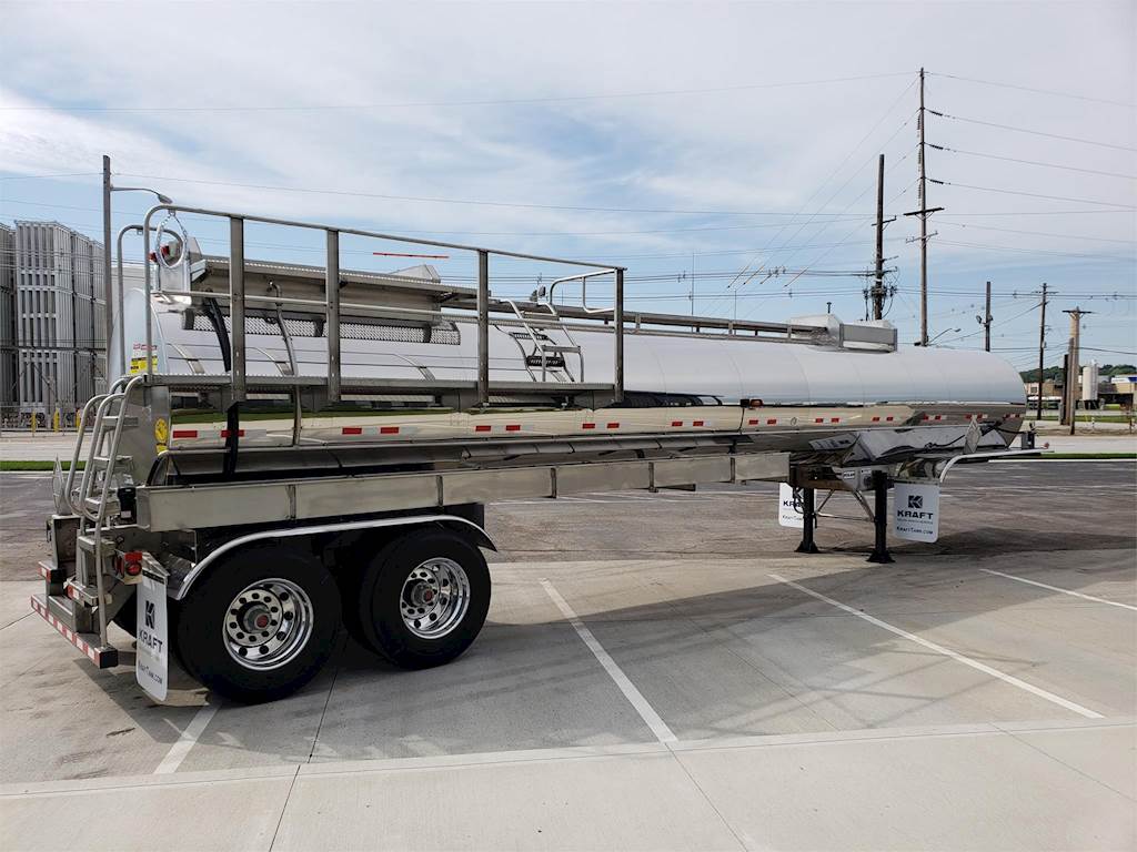 2019 Polar 5000 Gallon DOT 407 Insulated Caustic Soda Tanker Trailer