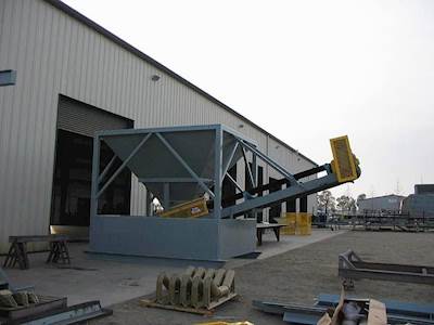 Rock Systems 101-30 Front End Loader Hopper with Belt Feeder