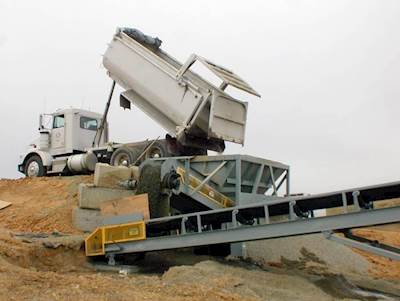 Rock Systems 101-36-ED End Dump Truck Unloader