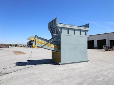 2017 Rock Systems 101-36-G Front End Loader Hopper with Belt Feeder