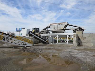 2017 Rock Systems 104-C Drive-Over Truck Unloader