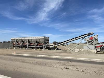 Rock Systems 108-5S Stationary 5 Bin Blending Hopper