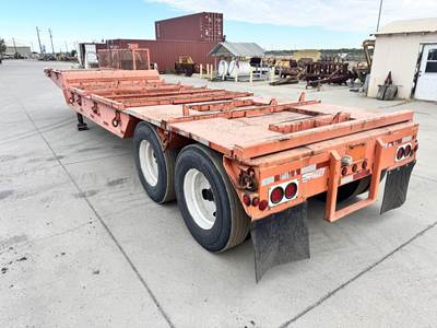 Argo 34x96 Steel Drop Deck Trailer - Spring, Fixed Axle