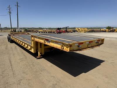 Boaz 40x96 Steel Drop Deck Trailer - Walking Beam