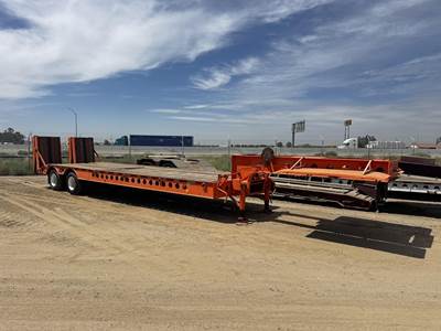 Cozad 42x96 Steel Drop Deck Trailer - Spring, Fixed Axle