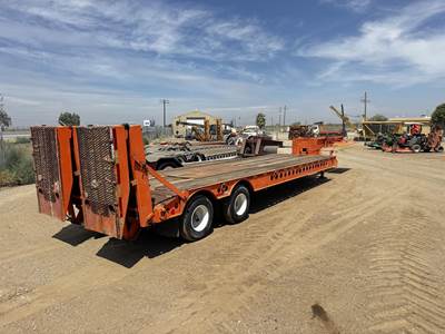 Cozad 42x96 Steel Drop Deck Trailer - Spring, Fixed Axle