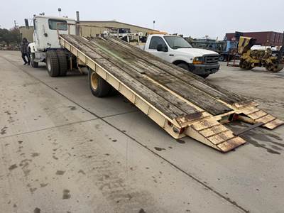 Hyster 28x96 Single Axle Steel Drop Deck Trailer - Fixed Axle