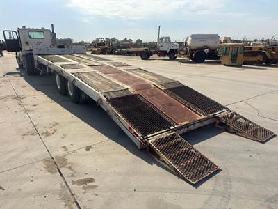 Wisconsin 39x96 Steel Drop Deck Trailer - Walking Beam, Fixed Axle
