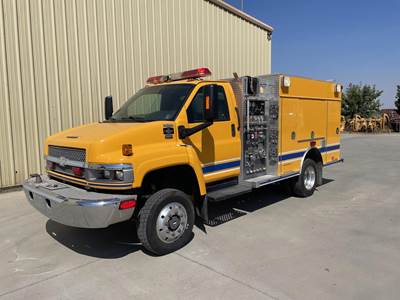 Chevrolet Kodiak C5500 Single Axle Fire Truck - Duramax, Automatic
