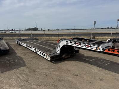 Cozad 44x102 Tandem Axle Lowboy Trailer - Air Ride, Fixed Axle