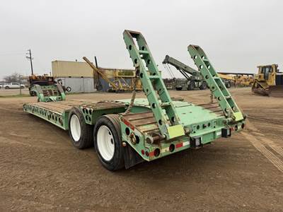 Cozad 39x102 Tandem Axle Steel Lowboy Trailer - Air Ride, Fixed Axle