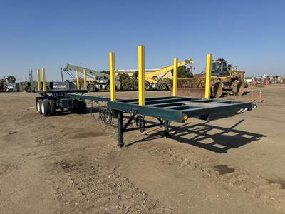 SPCNS 40x96 Tandem Axle Pole Trailer - Spring