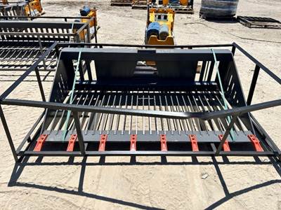 2026 TOFT HSSB-74 74" GRID BUCKET, fits skidsteer. s/n:HSSB2601083 --(LOCATED IN COLTON, CA)--