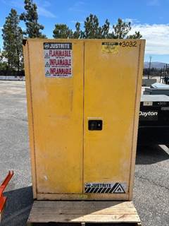 JUSTRITE CHEMICAL CABINET --(LOCATED IN COLTON, CA)--