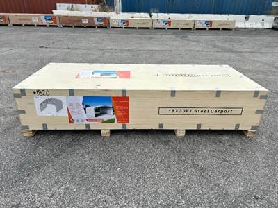 JDC1830 18'X30' STEEL CAR PORT