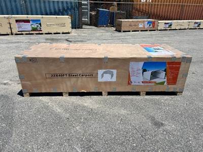 JDC2240 22'X40' DUEL CARPORT --(LOCATED IN COLTON, CA)--