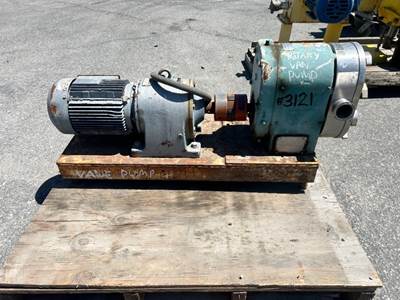 MILTON ROY INDUSTRIAL ROTARY VANE PUMP--(LOCATED IN COLTON, CA)--