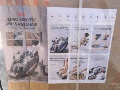 MAY HIGH-END ZERO GRAVITY MASSAGE CHAIR --(LOCATED IN COLTON, CA)--