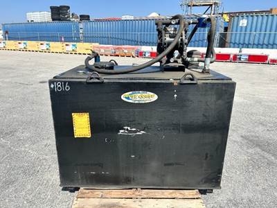 CONTAINMENT SOLUTIONS 240 GALLON PRODUCT TANK W/GRACO HUSKY 1040 DOUBLE DIAPHRAGM PUMP --(LOCATED IN COLTON, CA)--