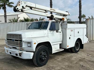 1991 FORD F600 BUCKET TRUCK