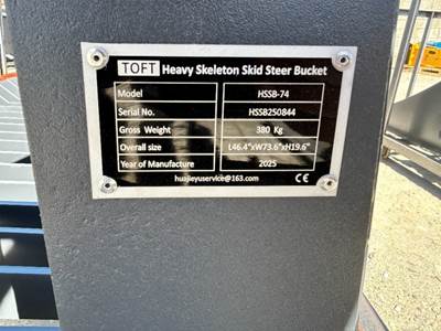 TOFT HSSB-74 74" SKELETON BUCKET