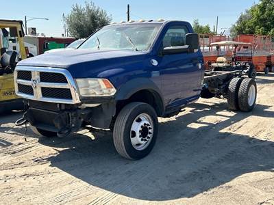 2014 DODGE RAM 5500 CAB & CHASSIS --(DEALER, DISMANTLER, OUT OF STATE BUYER, OFF-HIGHWAY USE ONLY)-- --(DOES NOT RUN)-- --(LOCATED IN COLTON, CA)--