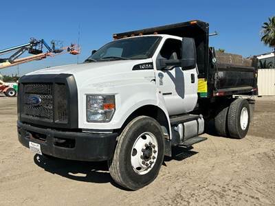 2019 FORD F750 BOBTAIL DUMP TRUCK