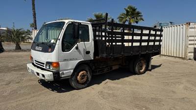 2001 ISUZU NPR FLATBED DUMP TRUCK