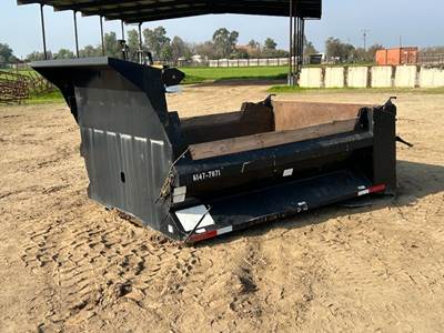 LEDWELL LW5/6TD 5-6 YARD BOBTAIL DUMP TRUCK BODY --(LOCATED IN MADERA, CA)--