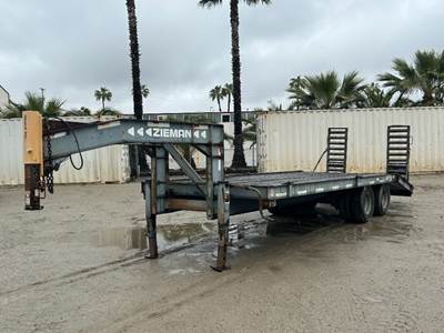 2022 ZIEMAN 2650SPL GOOSENECK EQUIPMENT TRAILER