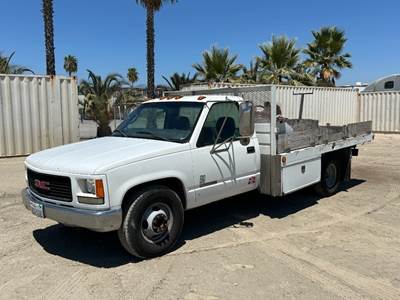 2000 GMC SIERRA 3500 FLATBED TRUCK