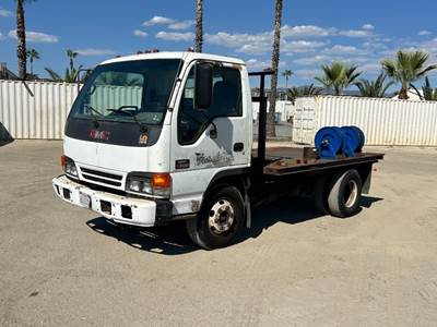2001 GMC W3500 FLATBED TRUCK