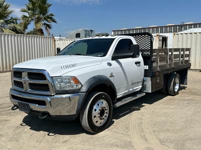 2018 DODGE RAM 5500 FLATBED TRUCK