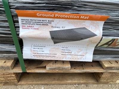 APPROX. (15) 2026 ABOSS DIAMOND PLATED RUBBER GROUND PROTECTION MATS