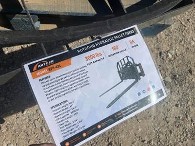 2026 ARTEER RPT-42L ROTATING FORK ATTACHMENT --(LOCATED IN MADERA, CA)--