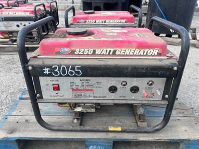 ALL POWER APG3012 GENERATOR 3.25KW. s/n:JD20019T270371 --(LOCATED IN COLTON, CA)--