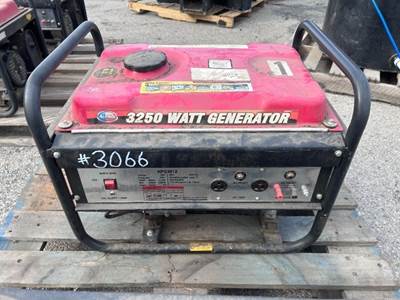 ALL POWER APG3012 GENERATOR 3.25KW. s/n:JD20019T270406 --(LOCATED IN COLTON, CA)--