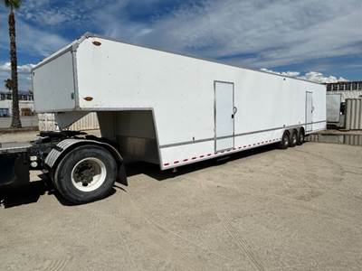 2015 TPD TRAILERS CV8548TR ENCLOSED CAR HAULER GOOSENECK TRAILER